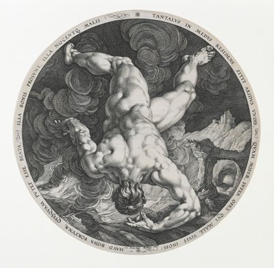 Dört Utançtan Tantalus by Hendrik and Cornelisz. van Haarlem Cornelis Goltzius