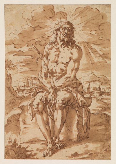 Acıların Adamı - Ecce Homo, 1585-1630 by Hendrick de Clerck