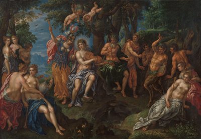 Apollo ve Pan arasındaki yarışma by Hendrik de Clerck