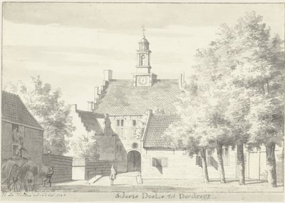 Dordrecht'teki St. Jorisdoelen by Hendrik de Winter