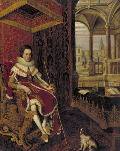 Charles I (1600-1649) Galler Prensi by Hendrik van II Steenwijck