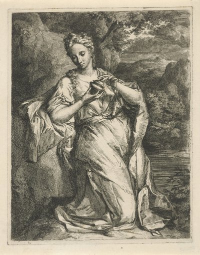 Parfüm vazolu kadın by Hendrik van Limborch