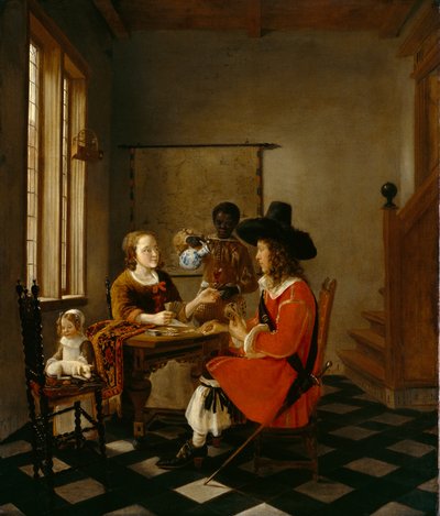 Kart Oyunu, c.1660 by Hendrik van der Burch