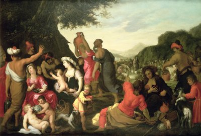 İsrailoğulları Çölde by Hendrik van the Elder Balen