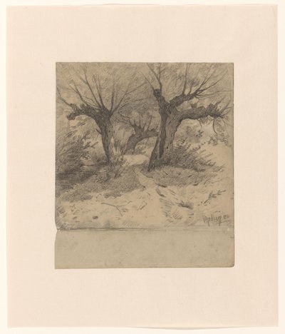 Orman manzarası by Hendrikus Alexander van Ingen