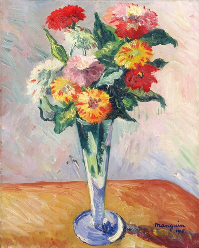 Çiçekler by Henri Charles Manguin