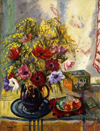 Çiçekler ve Meyveler; Fleurs ve Meyveler by Henri Charles Manguin
