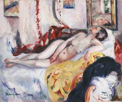 Çıplak Uyuma; Uyumuyor by Henri Charles Manguin