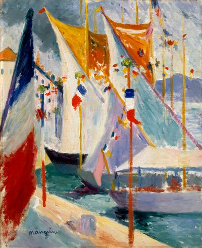 Saint-Tropez Limanı by Henri Charles Manguin