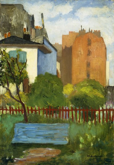 Bank, Rue Boursault; Tezgah, rue Boursault by Henri Charles Manguin