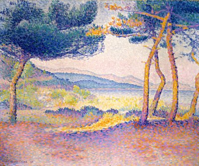 Sahil Boyunca Çamlar by Henri Edmond Cross