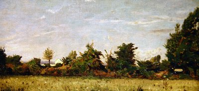 Kulübe ile Peyzaj by Henri Joseph Harpignies