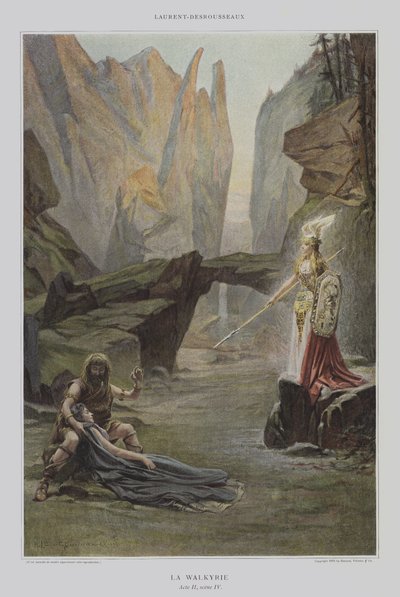 La Walkyrie (Valkyrie) by Henri Alphonse Louis Laurent Desrousseaux