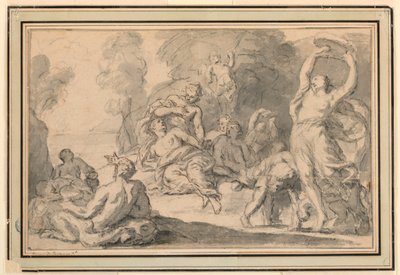 Bir Bacchanalian Revel by Henri Antoine de Favanne