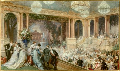 Akşam yemeği, III. Napolyon tarafından Tuileries