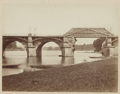 Fransa-Prusya Savaşı Sonrası Le Pont de Saint Cloud by Henri Bevan