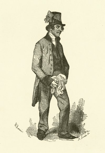 Sessiz (gravür) by Henri Bonaventure (after) Monnier