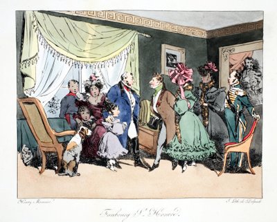 Faubourg St. Honoré, Henri Monnier tarafından 