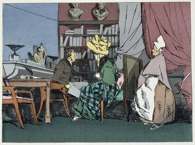 Bay Bölüm Başkanı bir dinleyici kitlesi veriyor - Henri Monnier