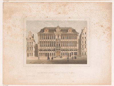 Gezicht op Maison Grand Place te Brussel Brüksel