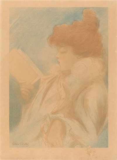 okuyan kadın by Henri Boutet