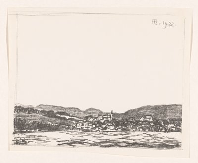 Starnberger See'de yerleştirin by Henri Braakensiek