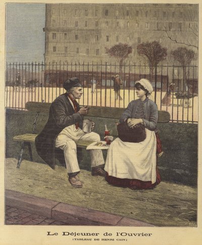 İşçi Öğle Yemeği by Henri Cain