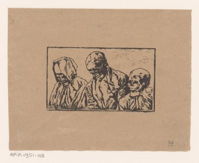 üç ölü by Henri Charles Guérard