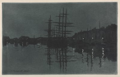 Dieppe'de Ay'ın Etkisi by Henri Charles Guérard