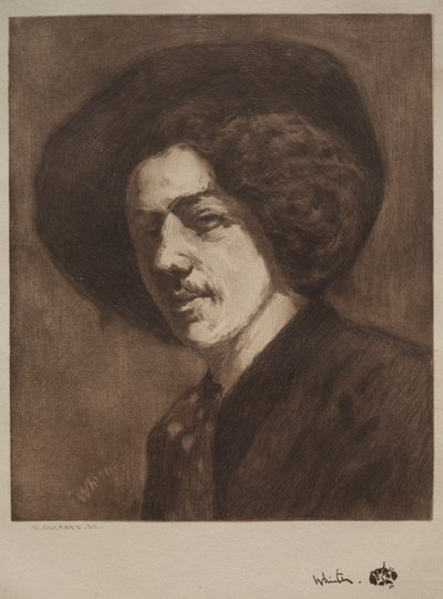 James McNeill Whistler. by Henri Charles Guérard