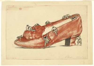 Ayakkabının Saldırısı, 1888 by Henri Charles Guérard