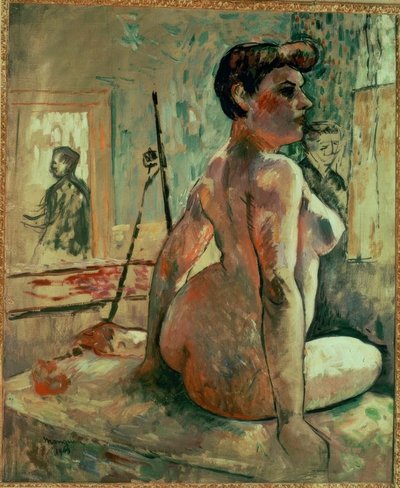 stüdyoda çıplak by Henri Charles Manguin