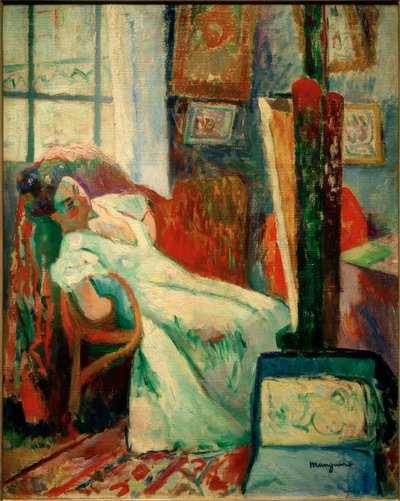 Modelin Dinlenmesi (Jeanne) by Henri Charles Manguin