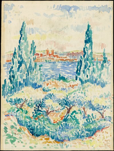 antibes by Henri-Edmond Cross