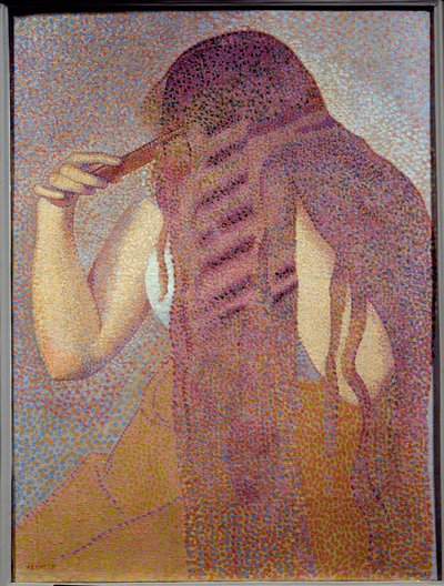 Saç. Henri Delacroix Dit Cross (Henri Edmond Cross) (1856-1910) tarafından yapılan boyama by Henri Edmond Cross