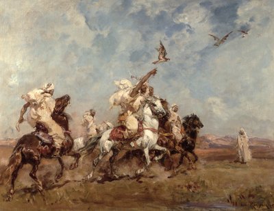 Falconry Sporu by Henri Emilien Rousseau
