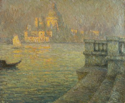 La Salute, Venedik by Henri Eugene Augustin Le Sidaner