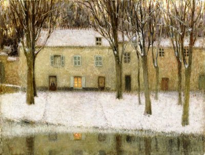 Su Kenarında Küçük Nokta by Henri Eugene Augustin Le Sidaner