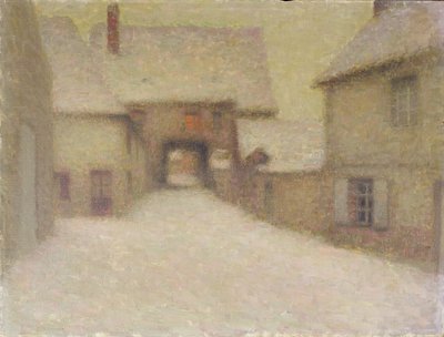 Kar, Eski Köy, Gerberoy, 1902 by Henri Eugene Augustin Le Sidaner