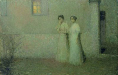 tatlı gece by Henri Eugene Augustin Le Sidaner