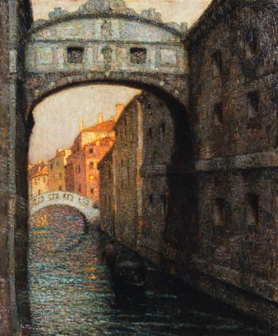 Venedik - Ahlar Köprüsü; Venedik - Ahlar Köprüsü by Henri Eugene Augustin Le Sidaner