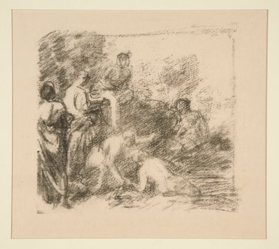 banyo yapanlar by Ignace Henri Jean Fantin Latour