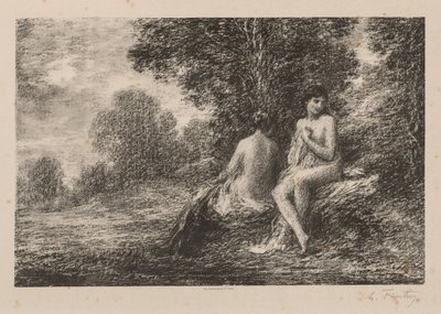 banyo yapanlar by Ignace Henri Jean Fantin Latour