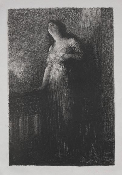 Geceye Güvenmek by Ignace Henri Jean Fantin Latour