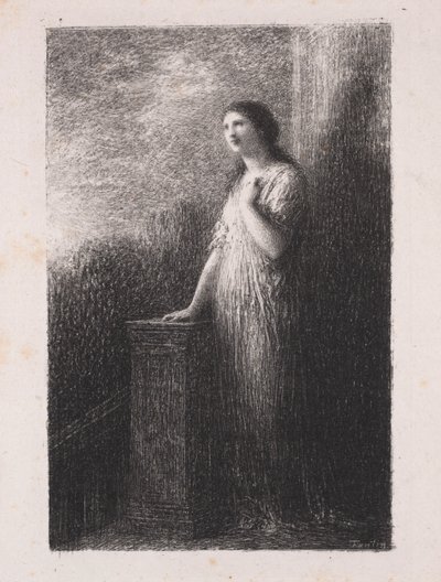 Geceye Güvenmek by Ignace Henri Jean Fantin Latour