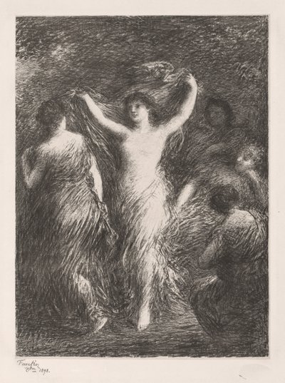 Dans by Ignace Henri Jean Fantin Latour