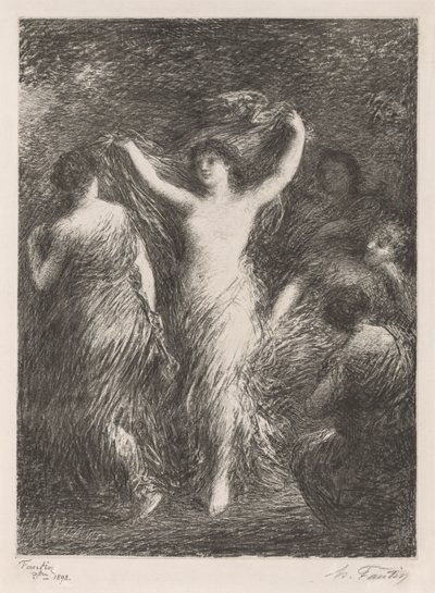 danslar by Ignace Henri Jean Fantin Latour