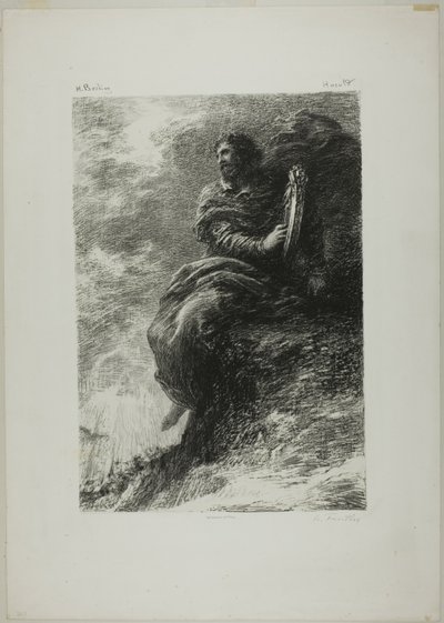 Harold: Dağlarda by Ignace Henri Jean Fantin Latour