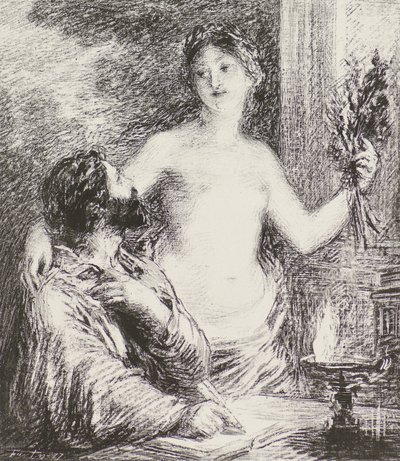 Müzisyen by Ignace Henri Jean Fantin Latour