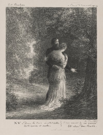Aşk Şiirleri (Üçüncü Plaka) by Ignace Henri Jean Fantin Latour